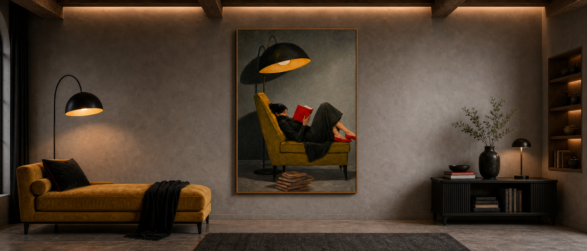 Reading Under the Lamp
