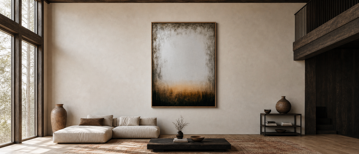 Umber Horizon Abstract