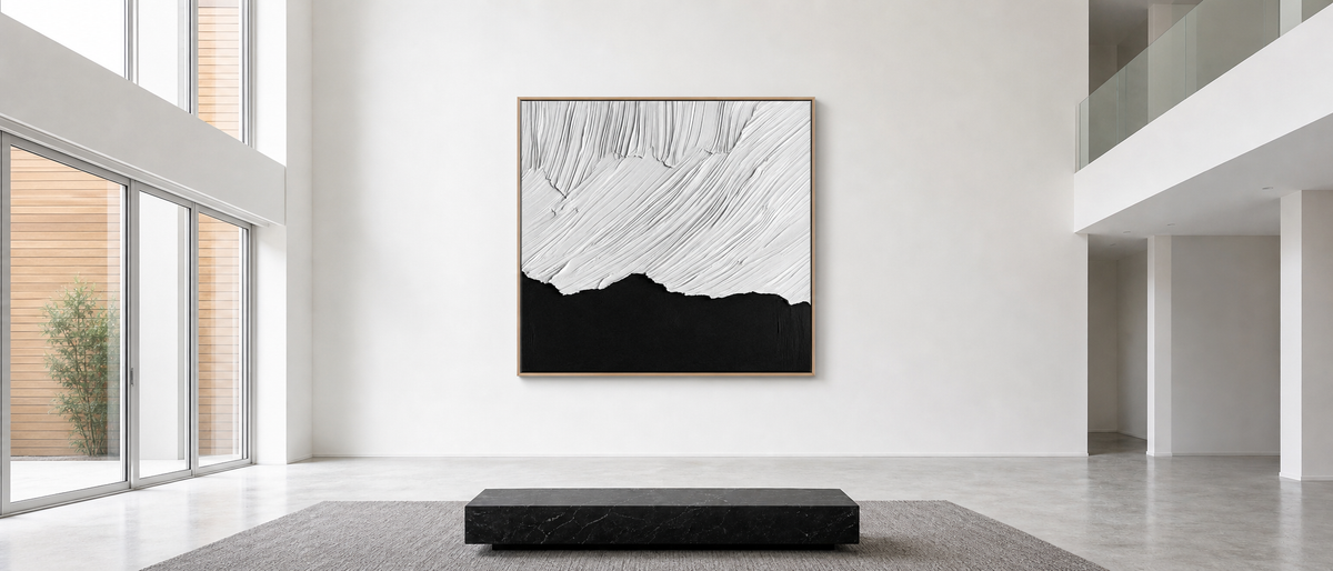 White Ridge over Black