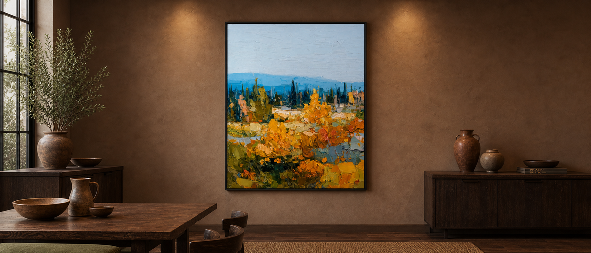 Autumn Vineyard Valley