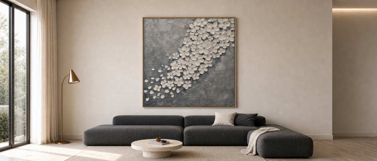 Silver Cloud of White Blossoms
