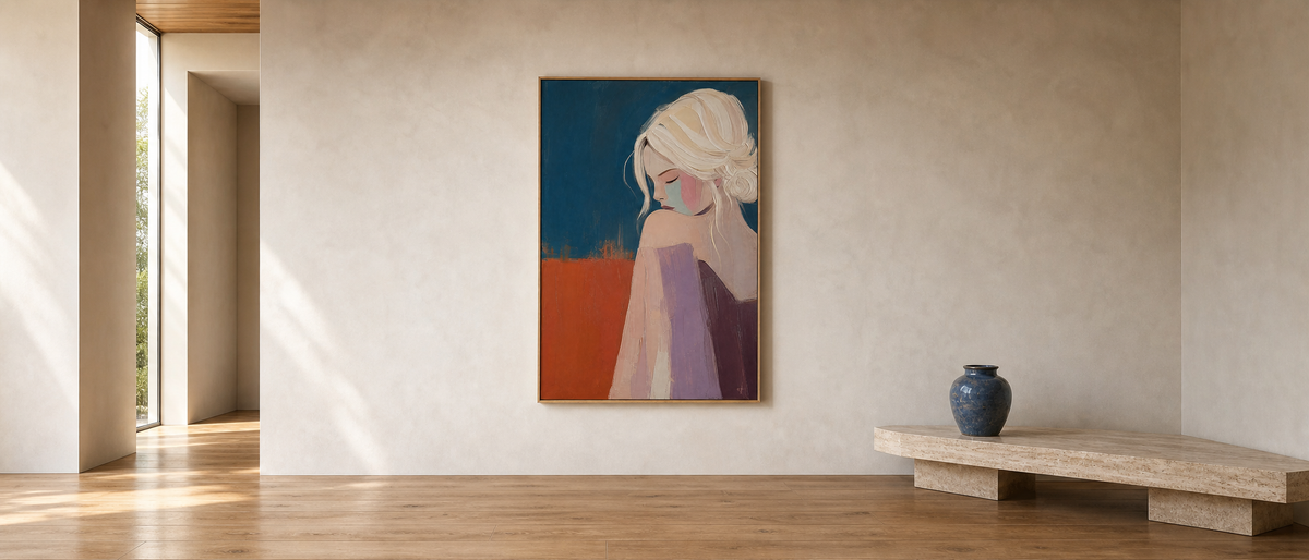 Muted Reverie in Profile