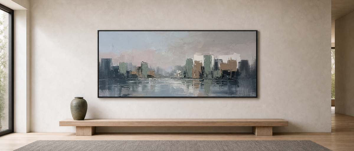 Muted City Reflections