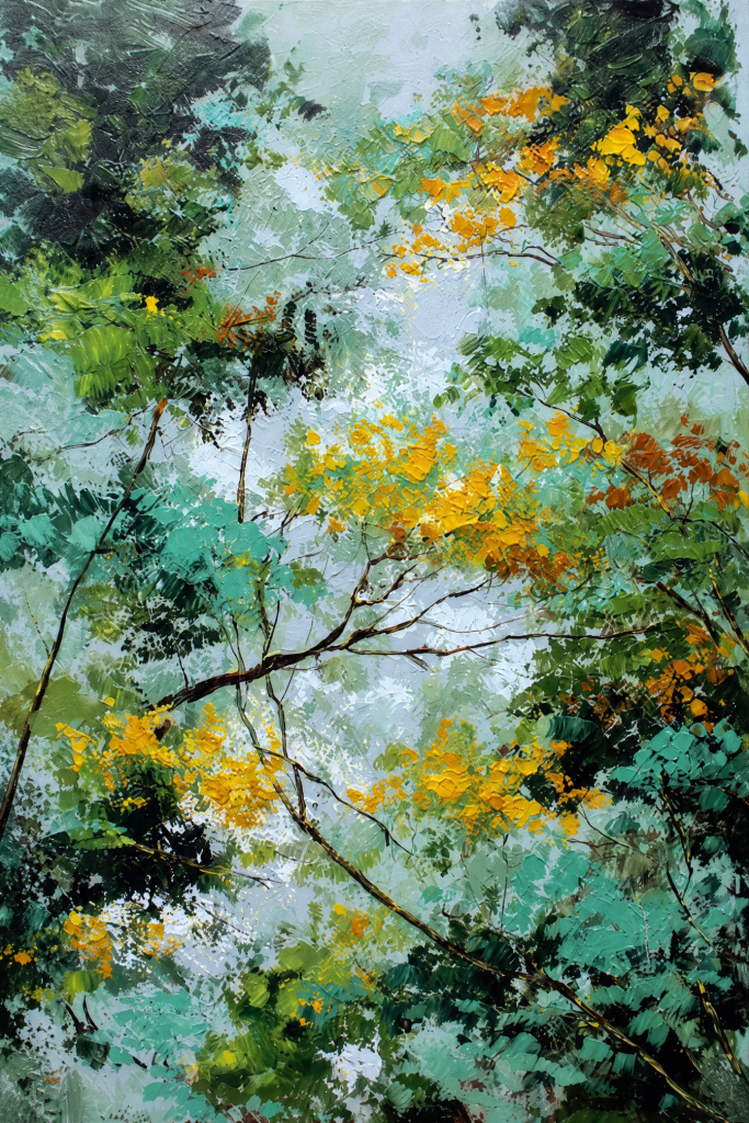 Canopy Light – Oil Painting artwork
